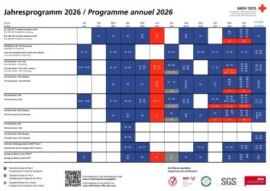 Jahresprogramm 2026 Erste-Hilfe-Kurs